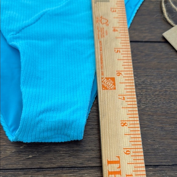 Toast Swim String Bikini Bottom Ocean Wave Ribbed XL - Picture 7 of 9